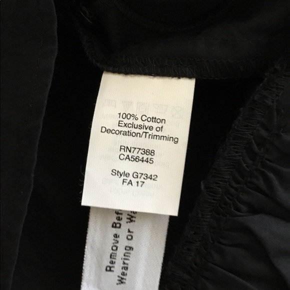 Madewell Floral embroidered black top Sz.XXS - Picture 8 of 8